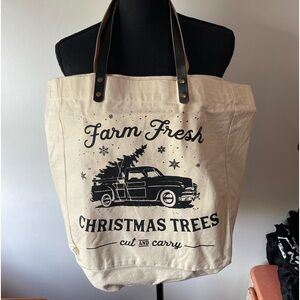 Farmers market bag tote Christmas